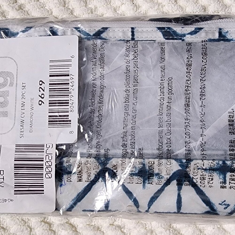LUG Seesaw 2pc Storage Envelopes - Diamond White - Picture 2 of 3